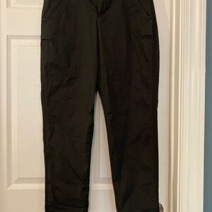 Eddie Bauer Gray Straight-Leg Pants
